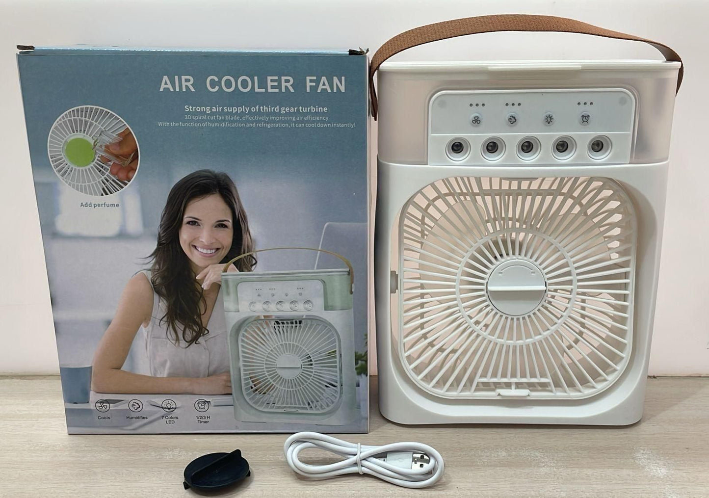 Electric Fan Air Cooler with USB