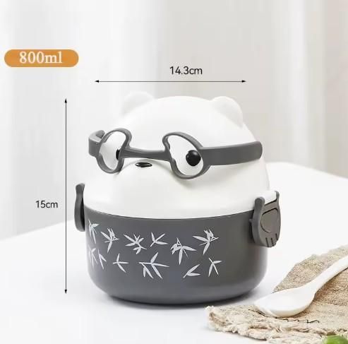 Cute Teddy Cartoon Tiffin Lunch Box