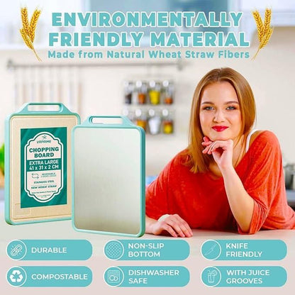 Steel Chopping Cutting Board for Kitchen