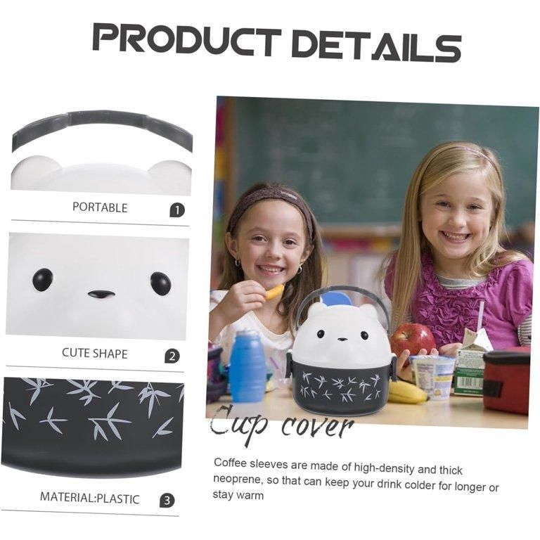 Cute Teddy Cartoon Tiffin Lunch Box