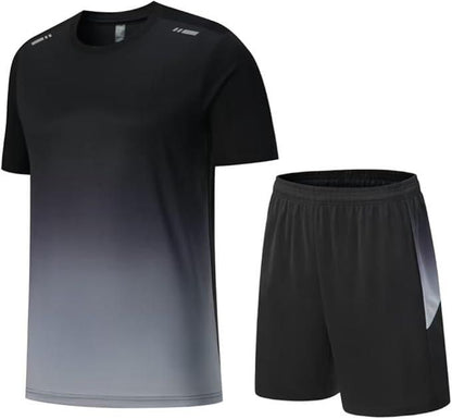 Men's Sport Jersey T-Shirt & Bottom Set