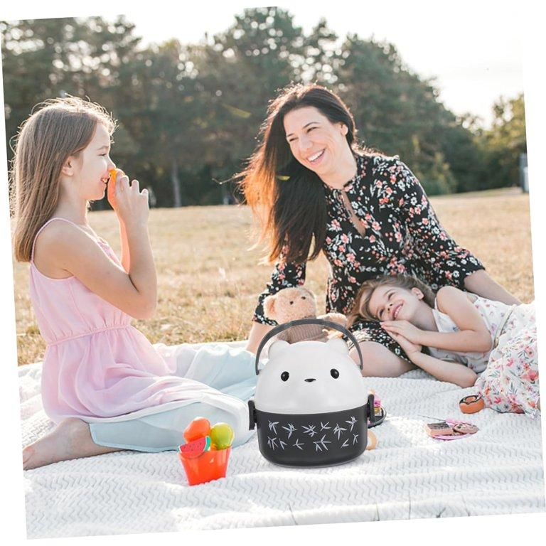 Cute Teddy Cartoon Tiffin Lunch Box